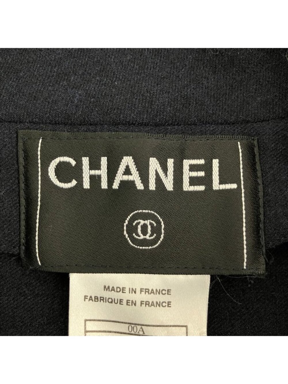 Chanel 00A Vintage Wool Cropped Jacket Wrap Skirt Set Chocol Gray - Picture 5 of 15
